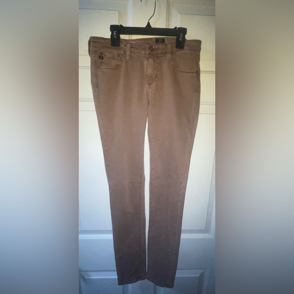 AG Adriano Goldschmied Blush-colored The Legging Super Skinny Fit Women’s Jean